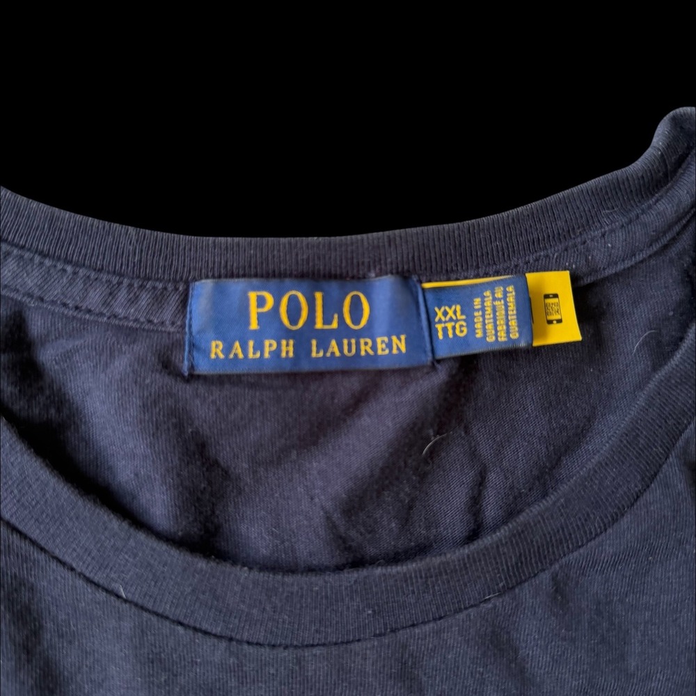 Polo Ralph Lauren Polo Bear Graphic T-Shirt Mens XXL Camo Scarf Bear Y2K Vintage - Picture 4 of 7